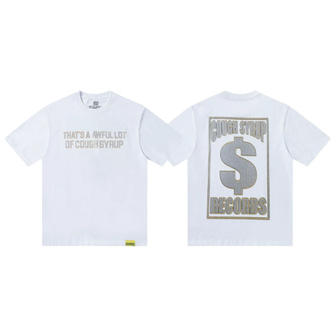 That's A Awful Lot Of Cough Syrup Records T-Shirt - White