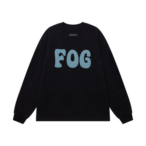 Fear of God FOG ESSENTIALS Foam Letter Print Loose Long Sleeve Tee