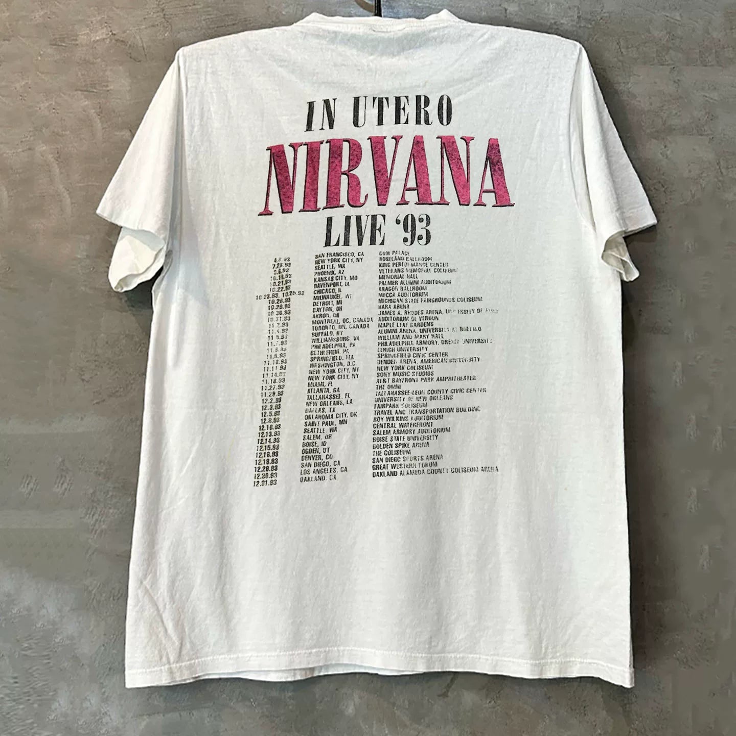 Nirvana band's inexperienced portrait print short sleeved T-shirt chic dark and cool style heavyweight cotton half sleeve trend