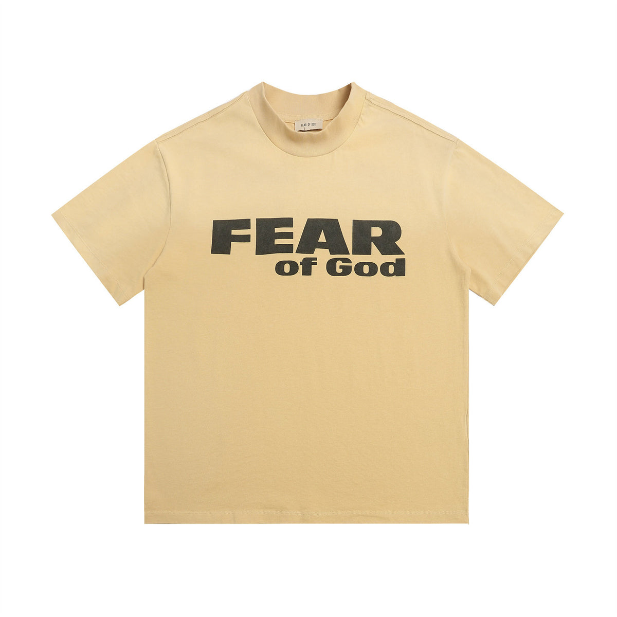 FEAR OF GOD FOG Main Line Letter Print Loose Men’s Short Sleeve Tee