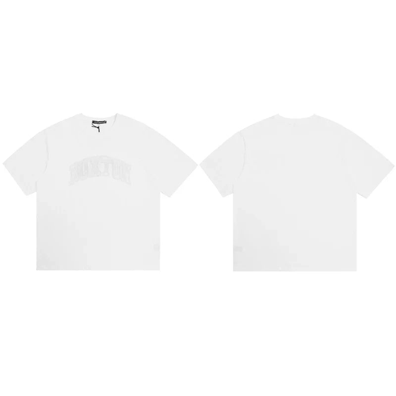 Cole Buxton White Arched Buxton Varsity Logo T-Shirt