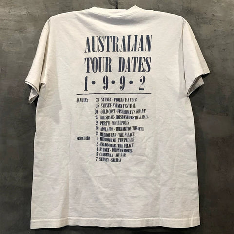 Nirvana Band Kurt Cobain Vintage American Retro Rock Short sleeved Men's and Women's T-shirts Cotton