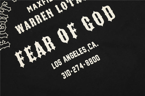 FEAR OF GOD ESSENTIALS Fight For Your Faith Back Print T‑Shirt