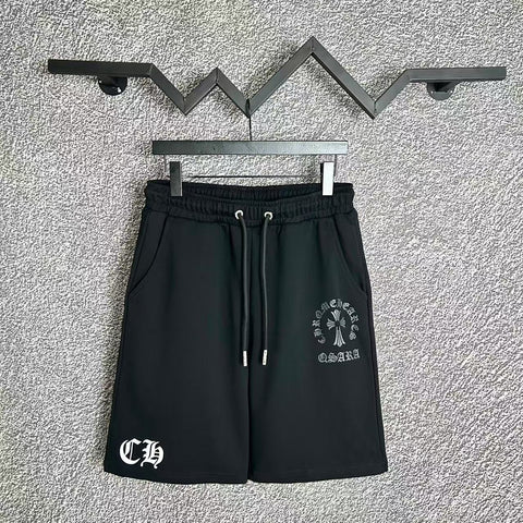 Chrome Hearts Black Multi-Graphic Sweatshorts