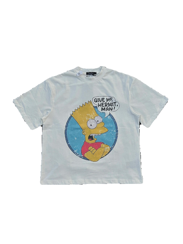 TSAOOJ parody animation short sleeved Simpson movie comic Cleanfit street heavyweight pure cotton half sleeved T-shirt