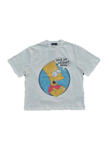 TSAOOJ parody animation short sleeved Simpson movie comic Cleanfit street heavyweight pure cotton half sleeved T-shirt