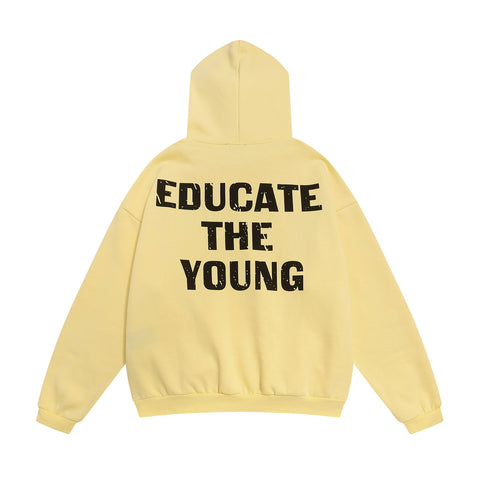 FEAR OF GOD FOG Main Line FU Logo Washed Fleece‑Lined Unisex Hoodie