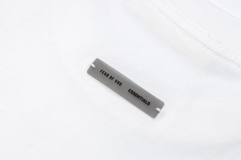 Fear of God FOG ESSENTIALS Foam Letter Print Loose Long Sleeve Tee