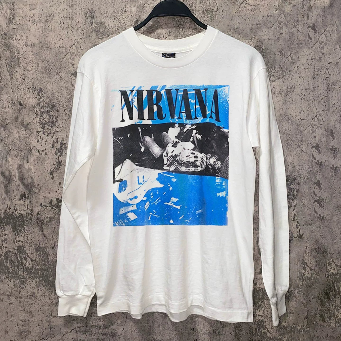 Nirvana Band Kotecoben Short sleeved T-shirt Hiphop Brand Texture Five inch Sleeve Male