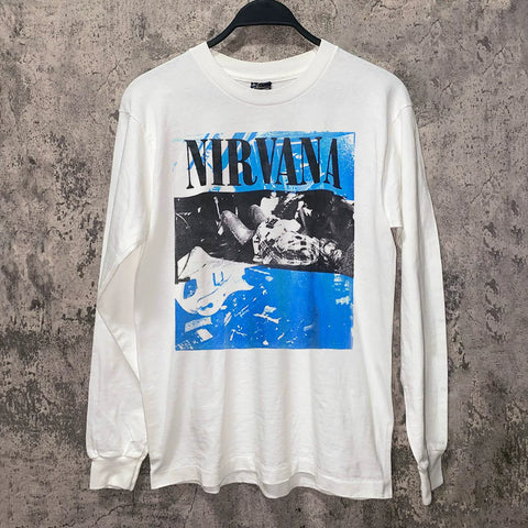 Nirvana Band Kotecoben Short sleeved T-shirt Hiphop Brand Texture Five inch Sleeve Male