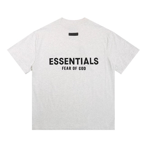 FEAR OF GOD ESSENTIALS Front Back Letter Print Unisex Short Sleeve T‑Shirt