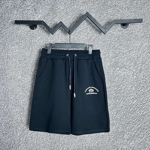 Chrome Hearts Black Minimalist Logo Sweatshorts