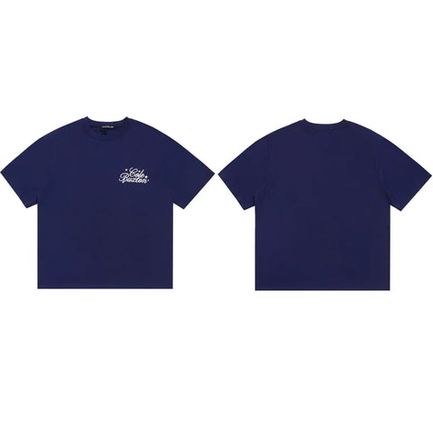 Cole Buxton Navy Script Signature Graphic T-Shirt