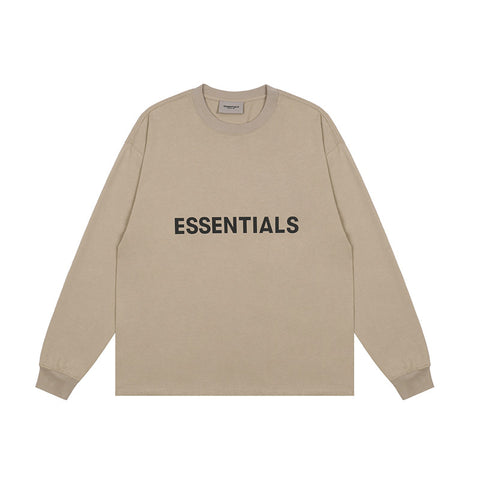 FEAR OF GOD FOG ESSENTIALS Chest Letter Loose Unisex Long Sleeve Tee