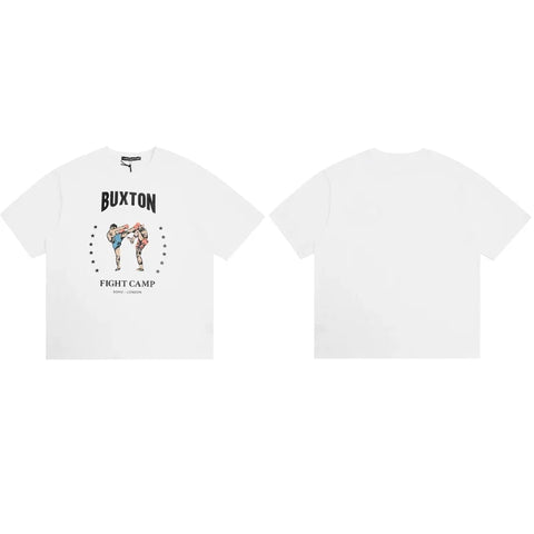 Cole Buxton White Fight Camp Boxer Graphic T-Shirt