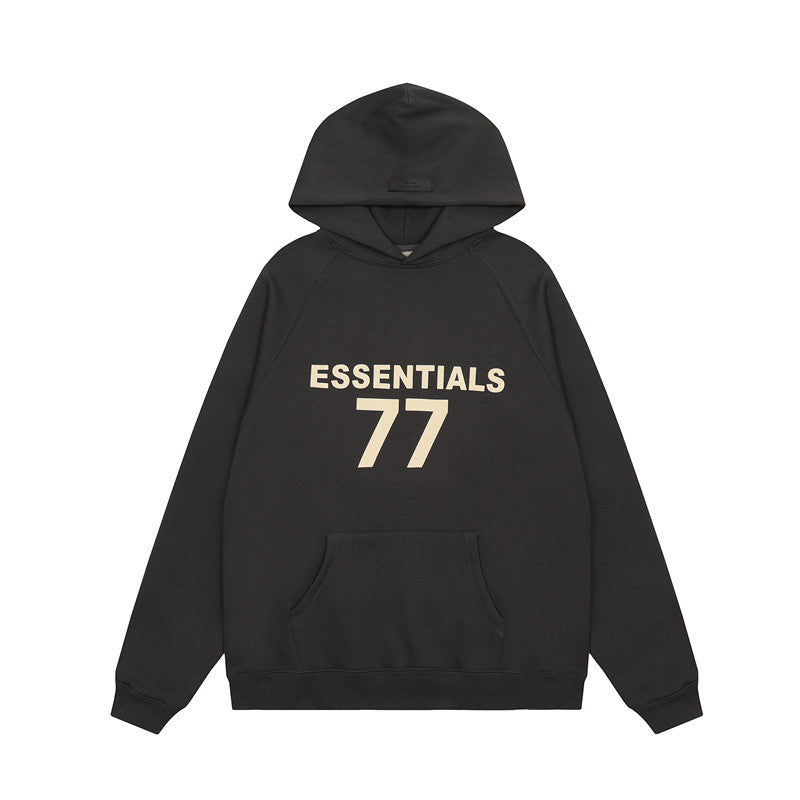 FEAR OF GOD FOG ESSENTIALS Number 77 Unisex Couple Hoodie