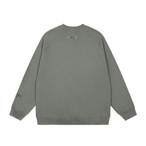 FEAR OF GOD FOG ESSENTIALS Letter Print Loose Crew Neck Sweatshirt Unisex