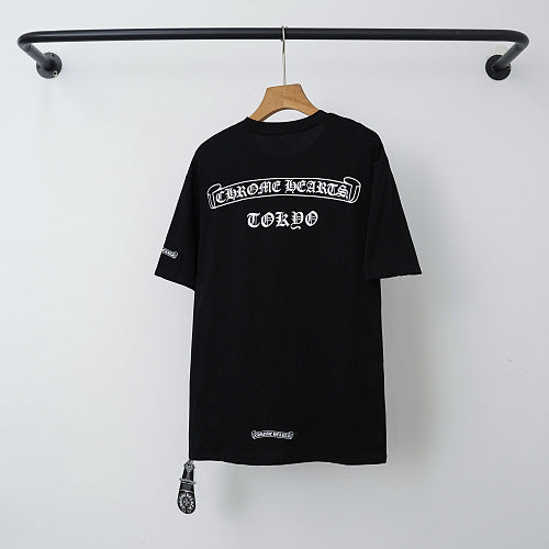 Chrome Hearts "TOKYO" Horseshoe Short Sleeve T-Shirt (Black)