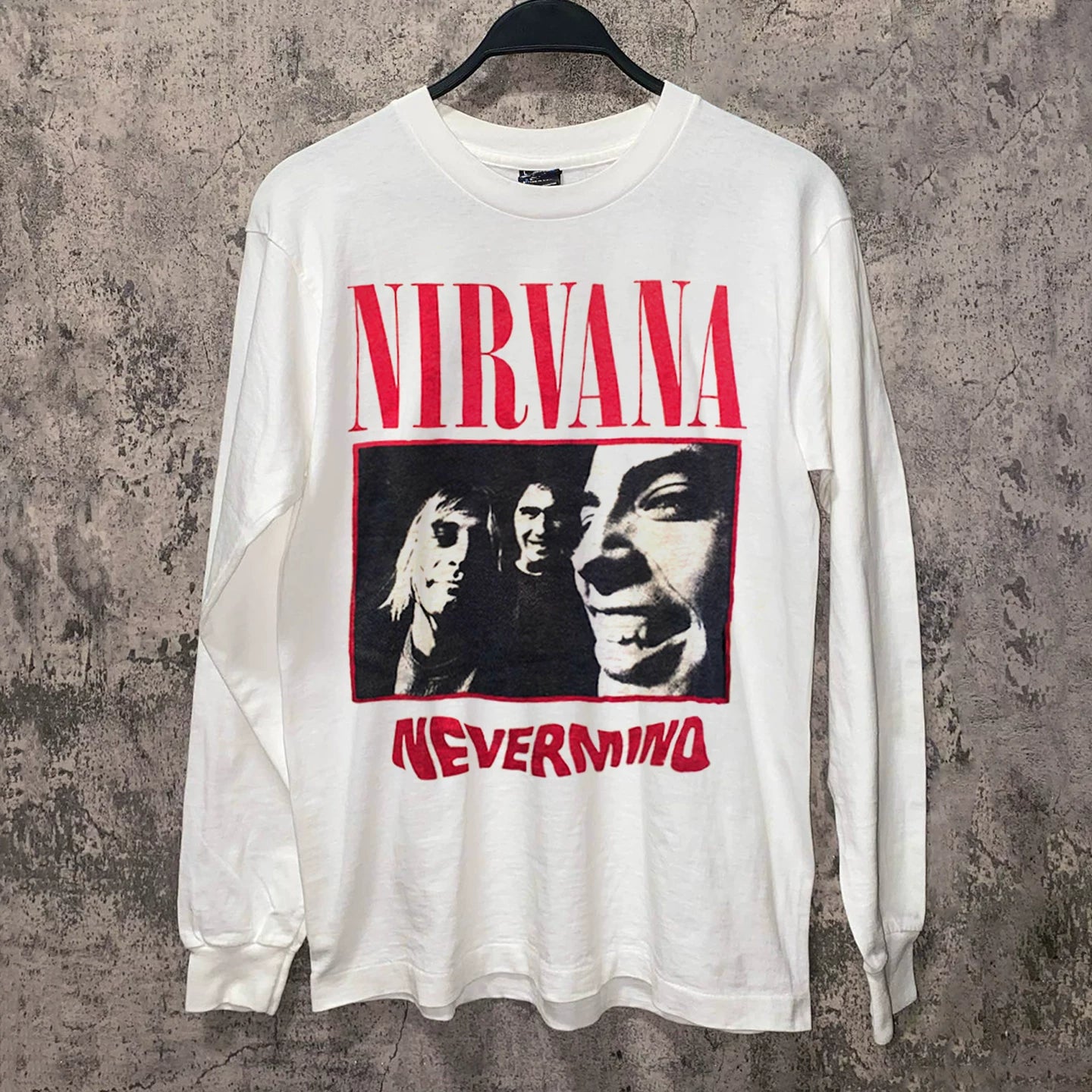 Nirvana Band Kurt Cobain Vintage American Retro Rock Short sleeved Men's and Women's T-shirts Cotton