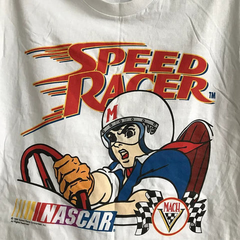 Speed Racer, American college style, niche, oversized, men's and women's versatile short sleeved T-shirt trend