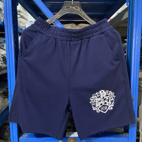 Cole Buxton Navy Vintage Crest Shield Shorts