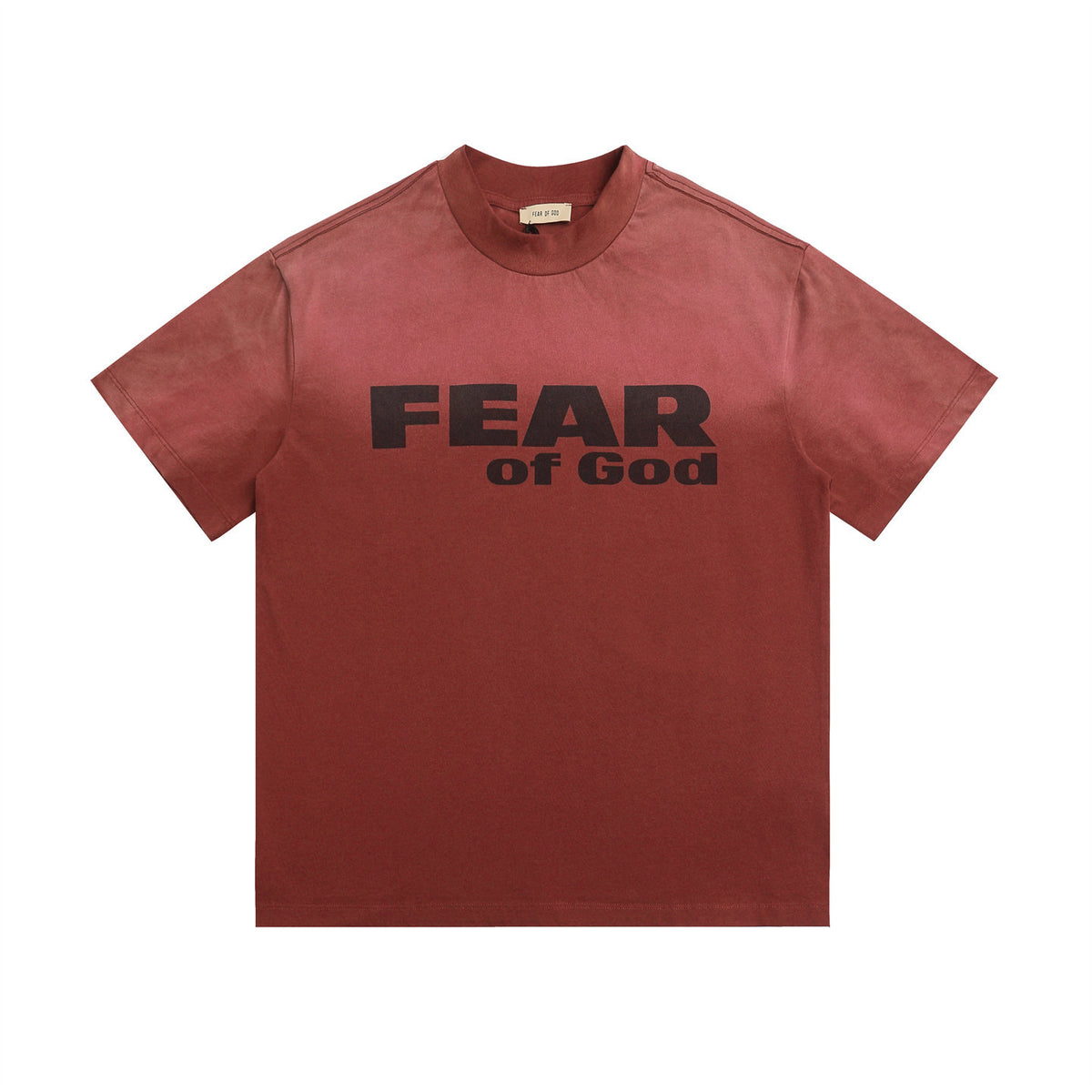 FEAR OF GOD FOG Main Line Letter Print Loose Men’s Short Sleeve Tee