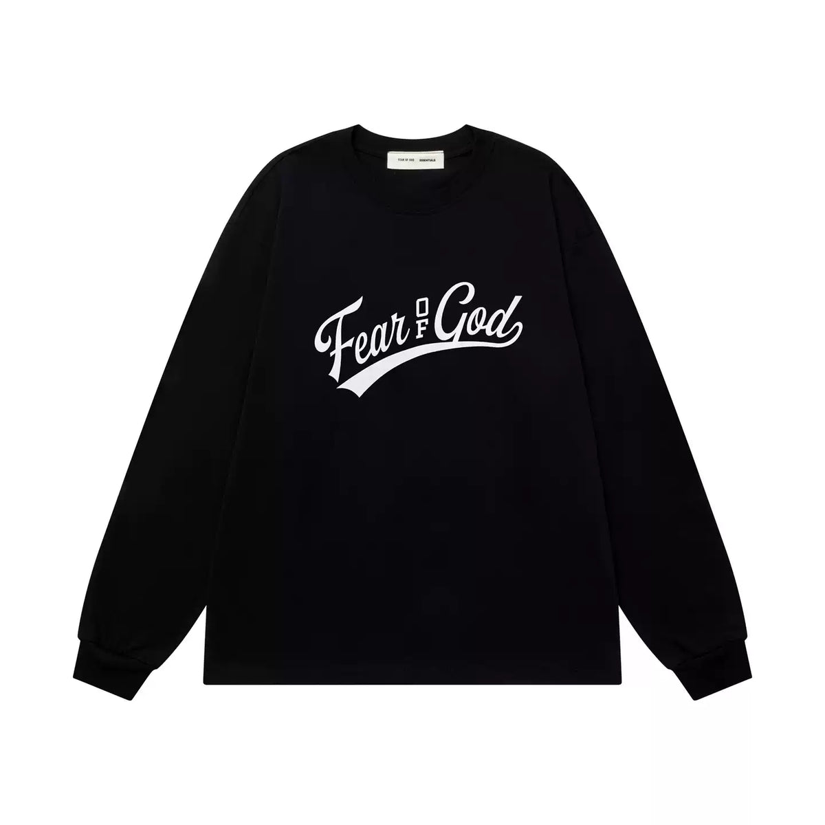 Fear of God FOG ESSENTIALS American High‑Street Unisex Long Sleeve Tee