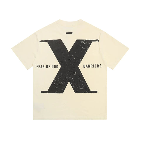 FEAR OF GOD FOG × Barries Collab Loose Crew Neck Short Sleeve Tee