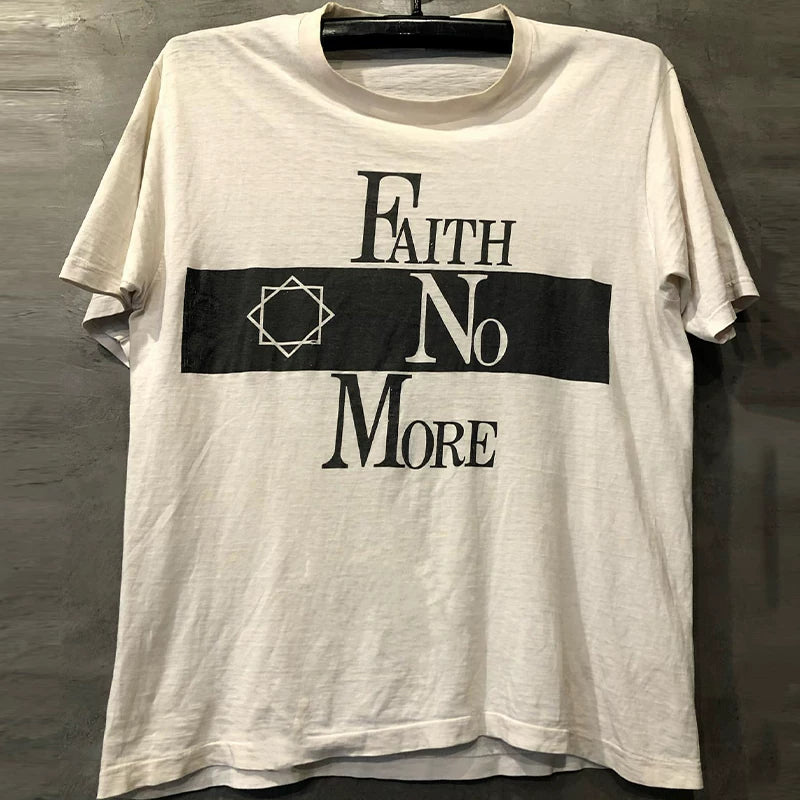 Faith shattered FOG style heavyweight cotton shoulder short sleeved T-shirt 2025 spring new trendy designer loose T-shirt