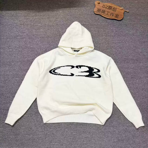 Cole Buxton Off-White Oval Deconstructed CB Hoodie