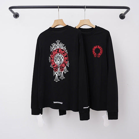 Chrome Hearts Floral Vine Cross Long Sleeve (Black)