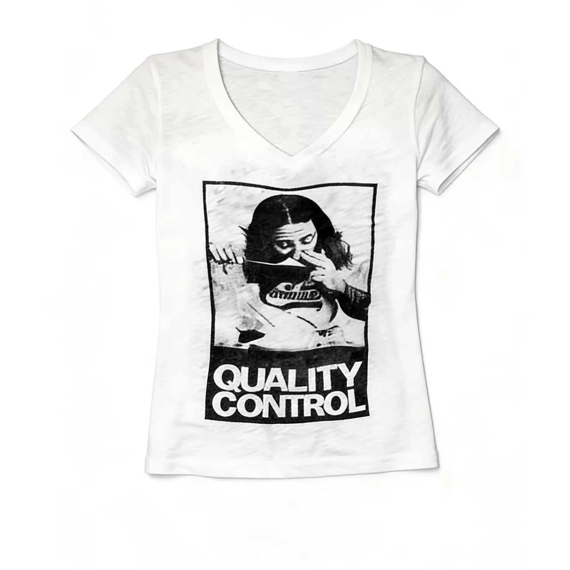 From THE STREET - Street Melancholy Light Asian Style Lightweight Fabric V-neck Printed Short sleeved T-shirt for Men and Women