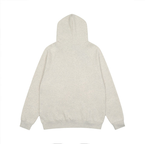 FEAR OF GOD FOG ESSENTIALS Flocked 1977 Loose High‑Street Hoodi