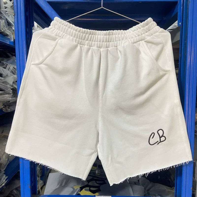 Cole Buxton Off-White Minimalist CB Logo Shorts