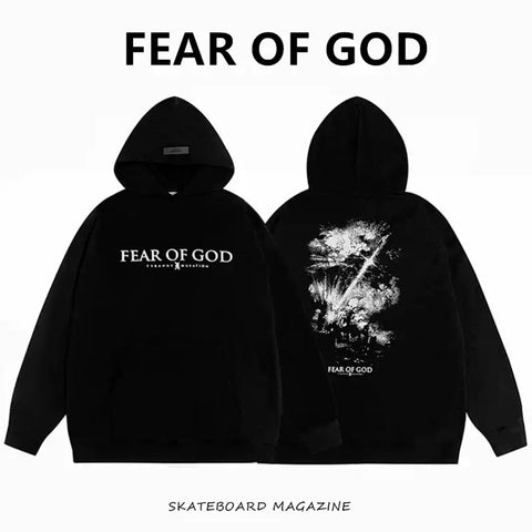 FEAR OF GOD FOG ESSENTIALS Dark Vintage Washed Men’s Hoodie