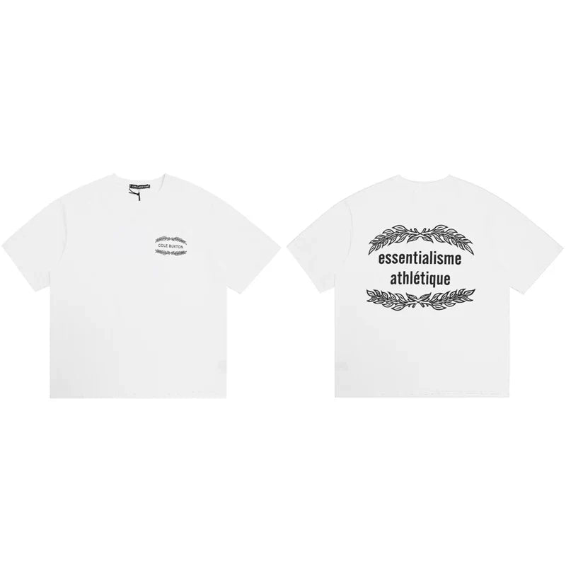 Cole Buxton White Laurel Wreath Graphic T-Shirt