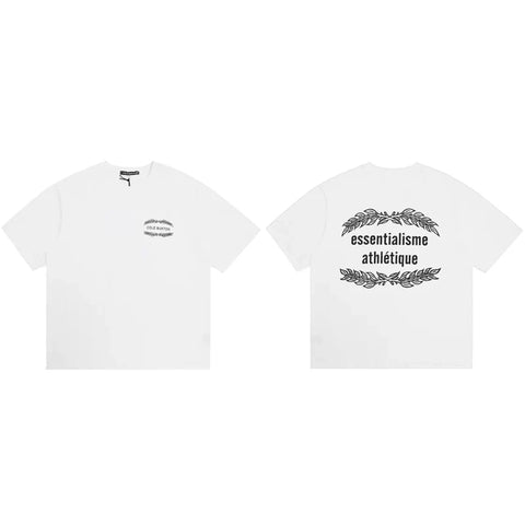 Cole Buxton White Laurel Wreath Graphic T-Shirt