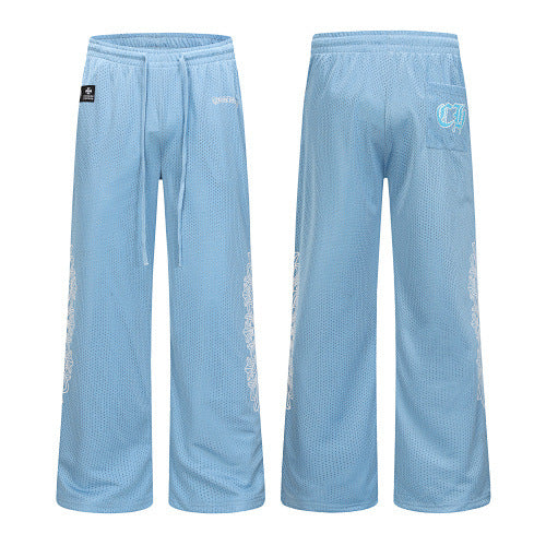 Chrome Hearts Drawstring Lounge Sweatpants (Light Blue)