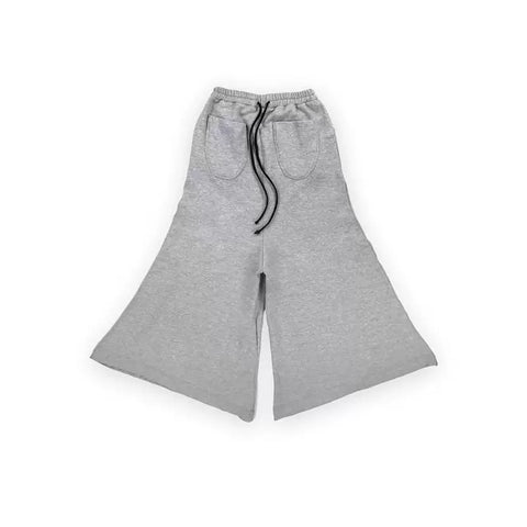 From the street lazy loose casual pants loose strap sweatpants soft waxy niche trousers drape straight wide-leg pants