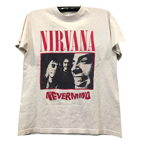 Nirvana Band Kurt Cobain Vintage American Retro Rock Short sleeved Men's and Women's T-shirts Cotton