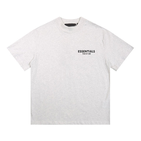 FEAR OF GOD ESSENTIALS Front Back Letter Print Unisex Short Sleeve T‑Shirt