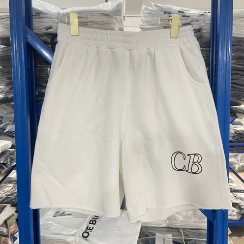 Cole Buxton Off-White Outline CB Logo Shorts