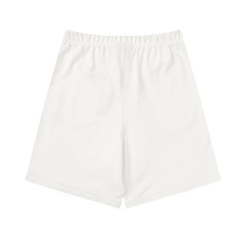 FEAR OF GOD FOG ESSENTIALS Silicone 3‑Stripes Unisex Loose 5‑Inch Sports Shorts