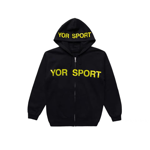 From the street slim fit elastic American loose print cardigan loose slogan hoodie couple hoodie men and women