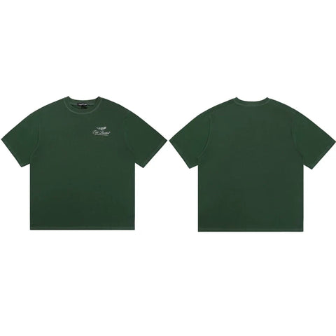 Cole Buxton Dark Green Racing Wing Emblem Logo T-Shirt