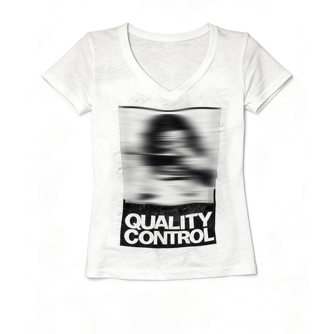 From THE STREET - Street Melancholy Light Asian Style Lightweight Fabric V-neck Printed Short sleeved T-shirt for Men and Women