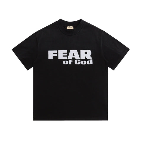 FEAR OF GOD FOG Main Line Letter Print Loose Men’s Short Sleeve Tee