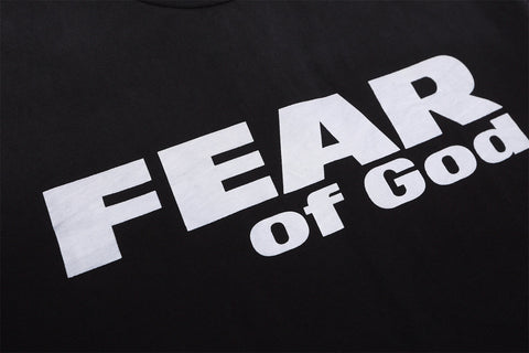 FEAR OF GOD FOG Main Line Letter Print Loose Men’s Short Sleeve Tee