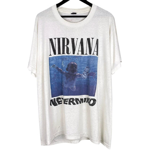 Nirvana Band High Street Vibe Angel Rock Cotton Round Neck Short Sleeve Men's and Women's Loose Texture T-shirt Trendy