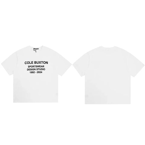 Cole Buxton White Sportswear Design Studio T-Shirt